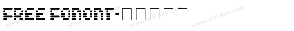 Free fonont字体转换